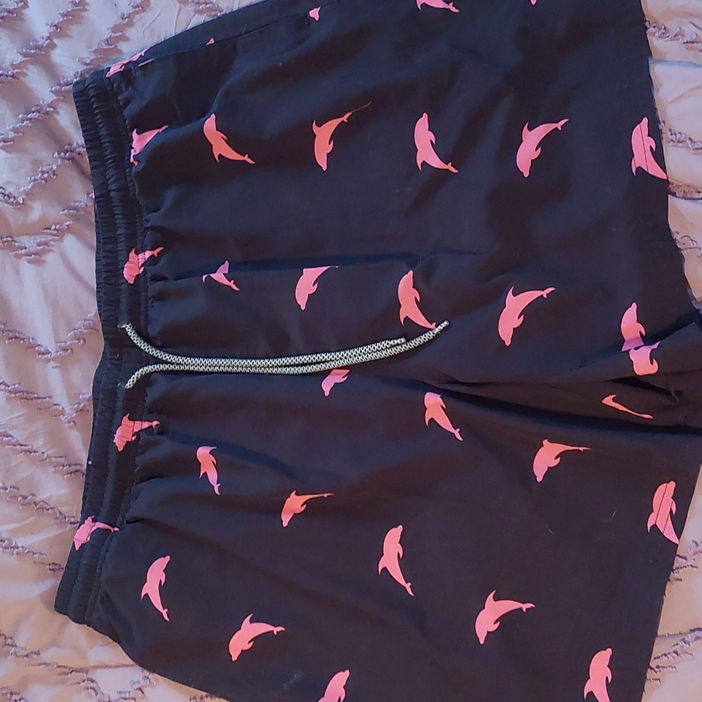 Pink Dolphin Swim Trunks size 2xl - Picture 1 of 6